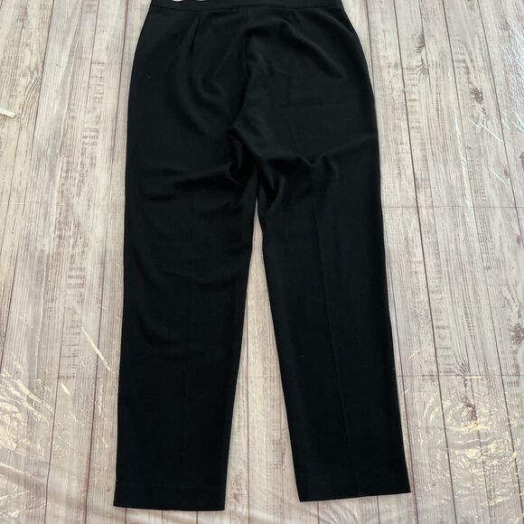 Jones New York Sport Stretch Dress Pants Womens  Black Straight Leg Size 12 - Picture 2 of 9